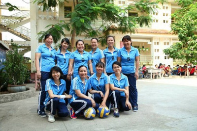Trường THCS Nguyễn Thị Minh Khai tham gia giải bóng chuyền nữ trong ngành giáo Thành phố