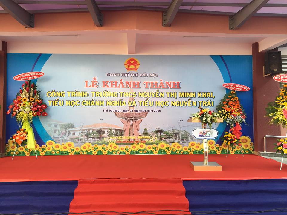 Lễ khành thành trường THCS Nguyễn Thị Minh Khai