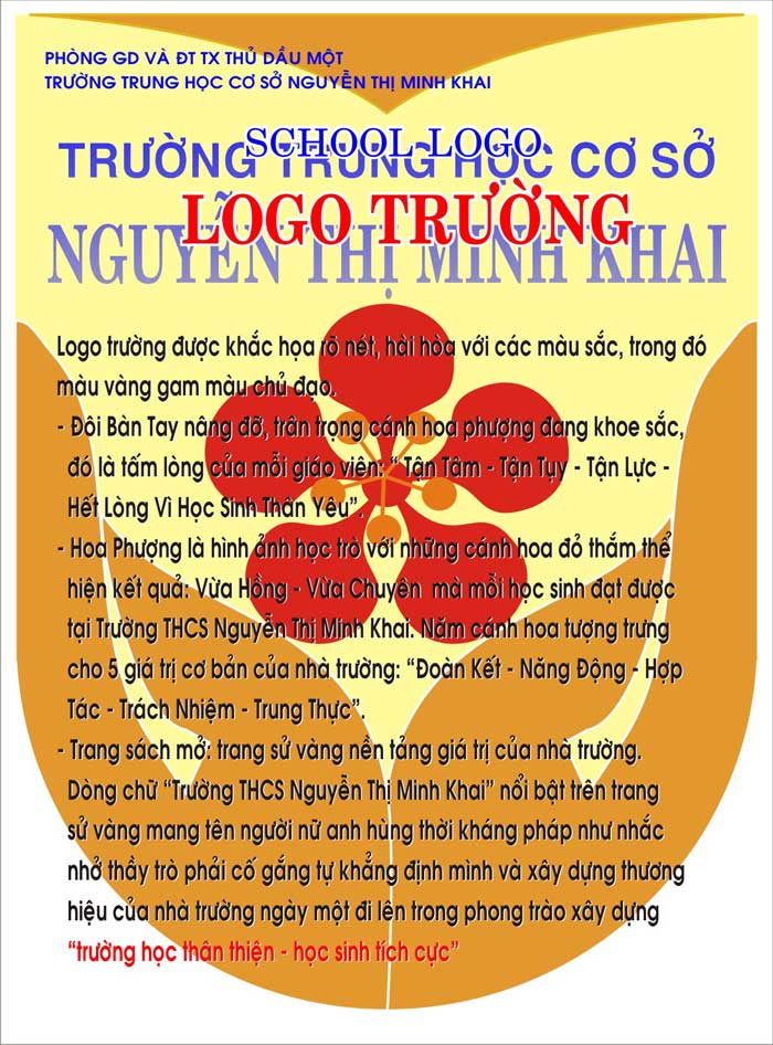 Ý nghĩa LOGO trường THCS Nguyễn Thị Minh Khai - Trường THCS Nguyễn ...