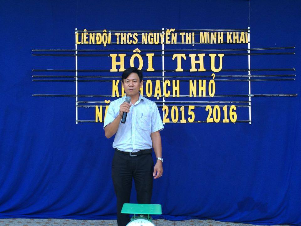 Thầy Nguyễn Hữu Trí phát động " Hội Thu Kế Hoạch Nhỏ"