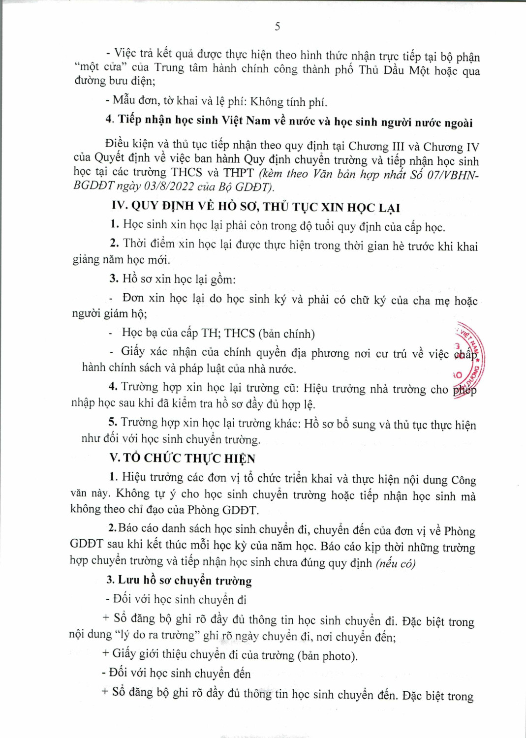 Van ban di 2631 HD chuyen truong va tiep nhan hoc sinh 15 12 2022 1 hình ảnh 4