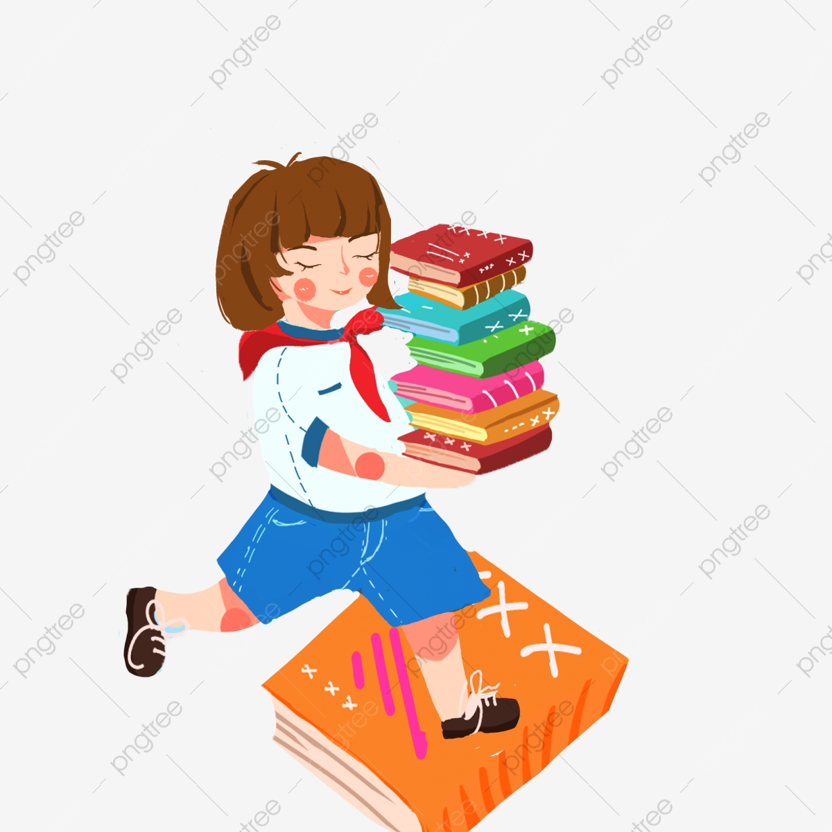 pngtree cartoon school student download png image 4494765